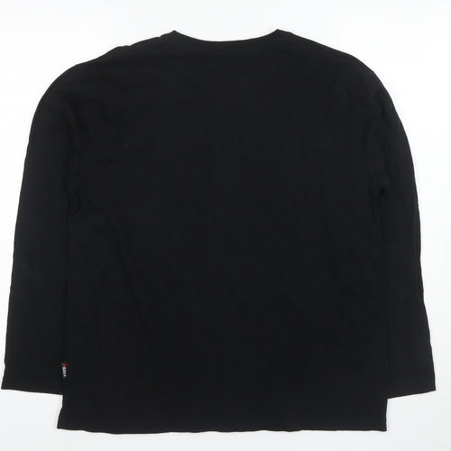 Kangol Sport Men's Black Long Sleeve T-Shirt M