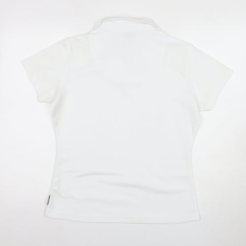 Trespass Women's White Polo Shirt XL Quick Dry