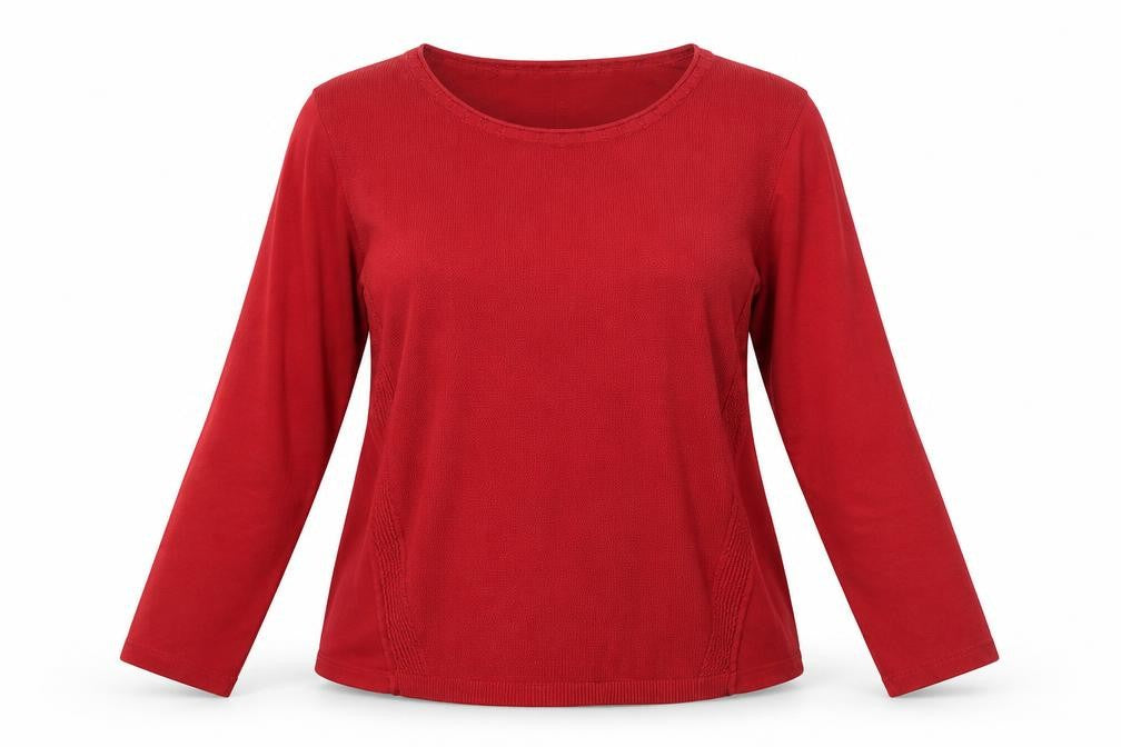 Laura Ashley Women's Red Basic Blouse - Size 4