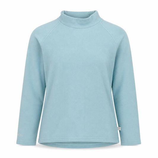 Front view of Sprayway Women's Blue Fleece Pullover Sweatshirt, size S