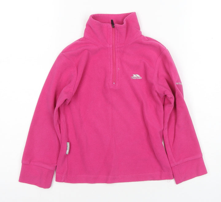 Trespass Girls Pink Pullover Hoodie, 3-4 Years, Lightweight