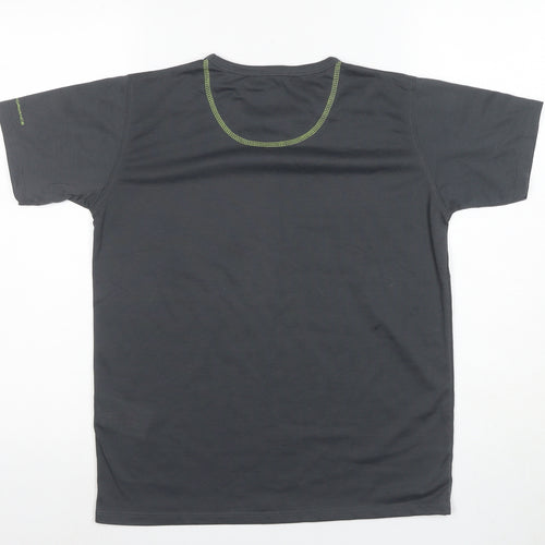 Regatta Men's Black Graphic Print T-Shirt, Size 32