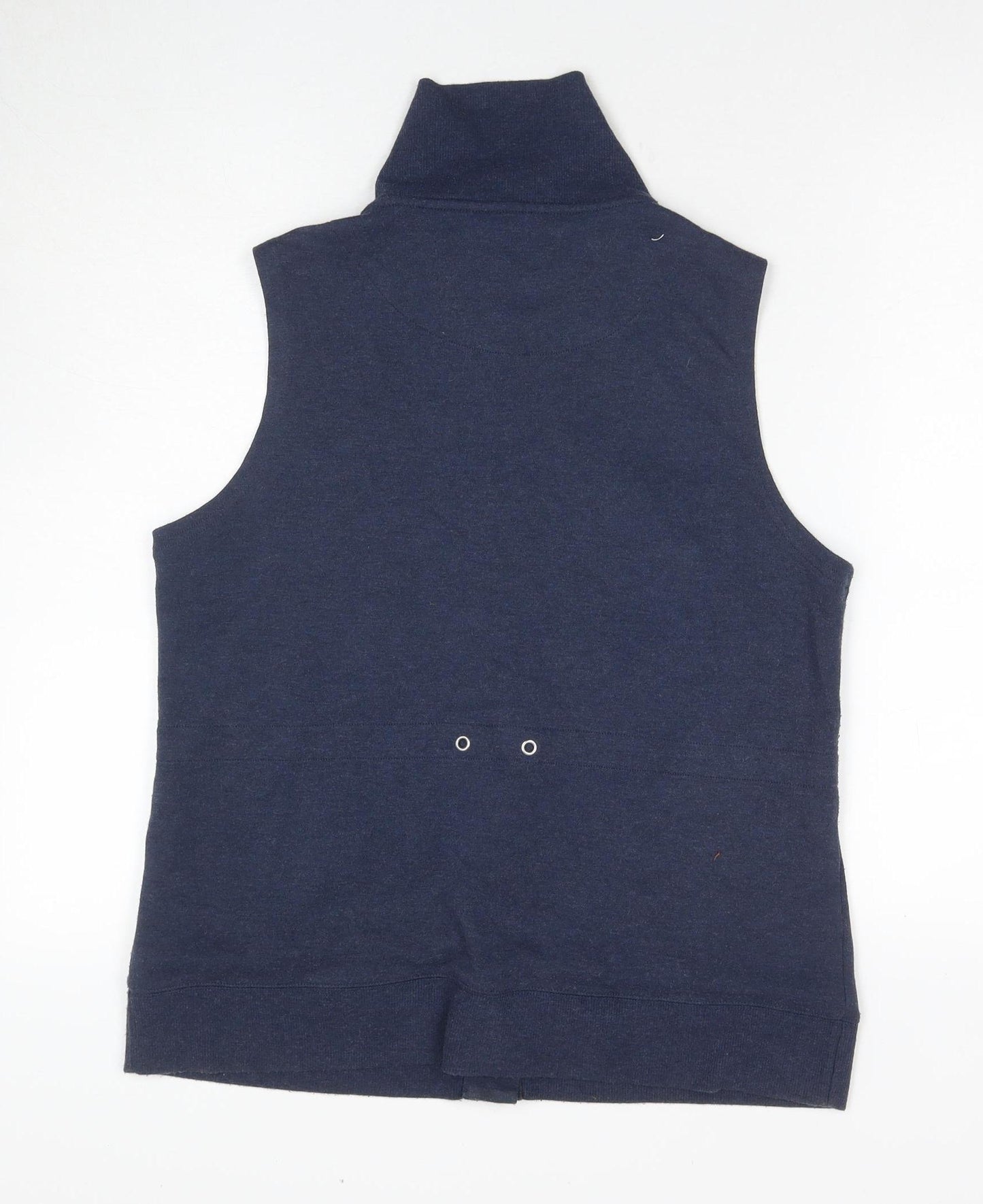 Esprit Women's Blue Waistcoat Size 14 with Zipped Pockets
