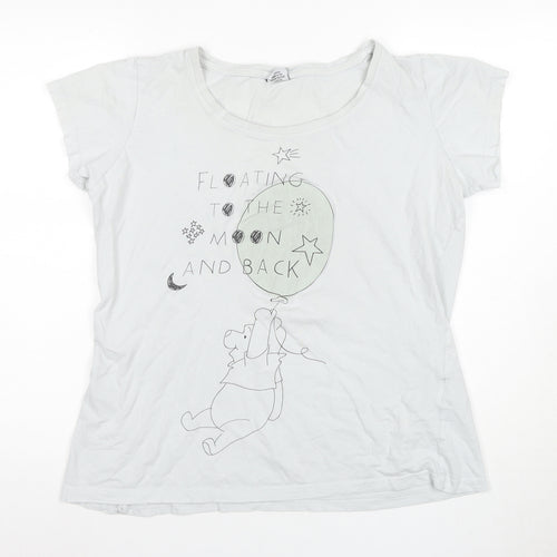 Disney Women's White Winnie the Pooh XL Nightshirt