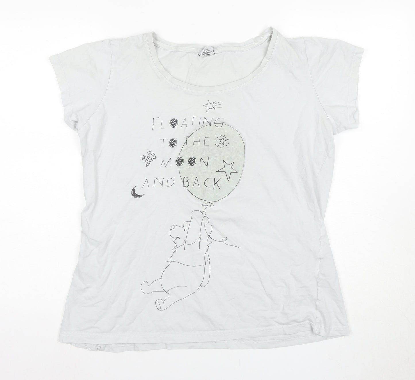 Disney Women's White Winnie the Pooh XL Nightshirt