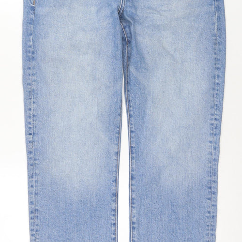 H&M Men's Blue Slim Straight Jeans, Size 8, Light Wash