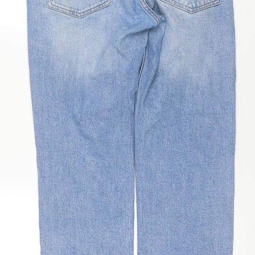 H&M Men's Blue Slim Straight Jeans, Size 8, Light Wash