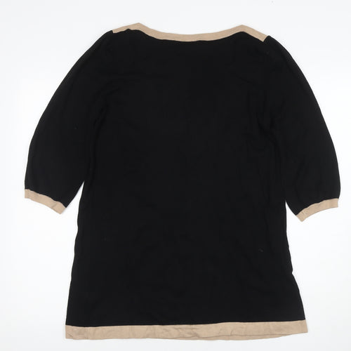 Marks and Spencer Women's Black T-Shirt Size 14