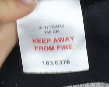 Jinx Boys Black Minecraft Pullover Hoodie 10-11 Years