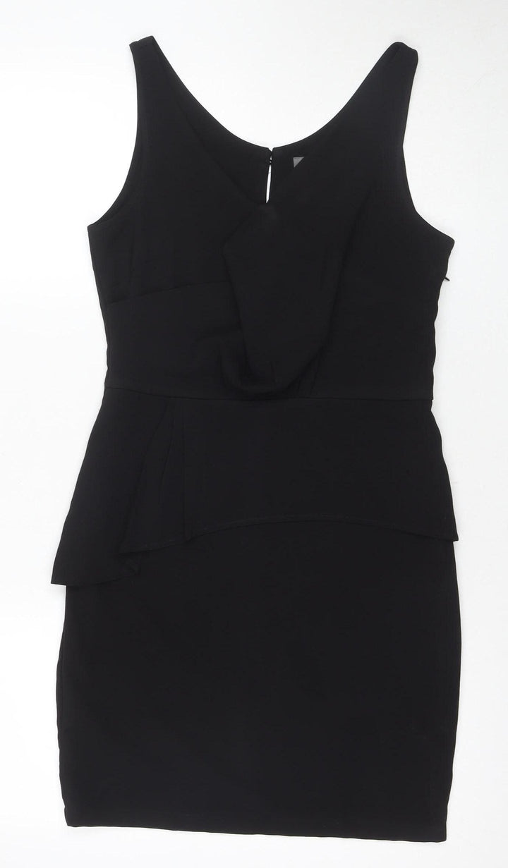 Y.A.S Women's Black Sleeveless Pencil Dress XS