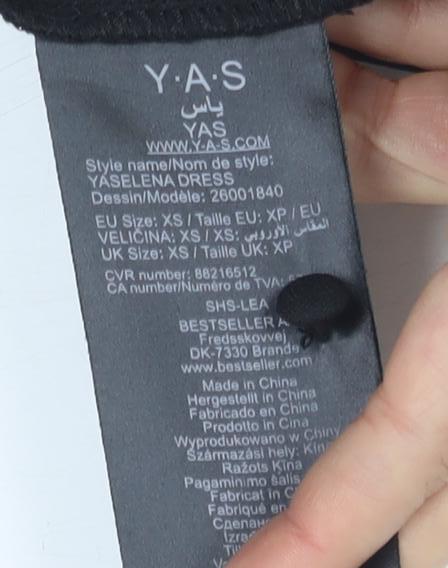 Y.A.S Women's Black Sleeveless Pencil Dress XS