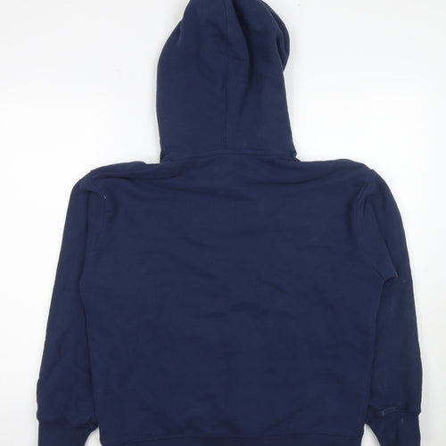 Levi's Men's Blue Pullover Hoodie, M - Logo Accents