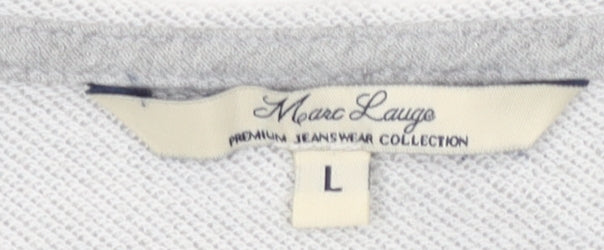 Marc Lauge Grey Women's Graphic Sweatshirt L