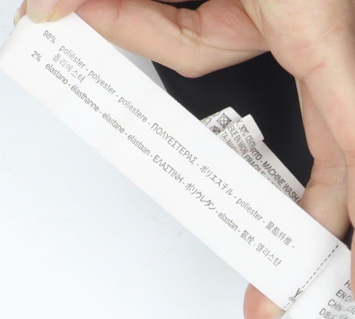 Zara Women's Black Paperbag Trousers, Size 10