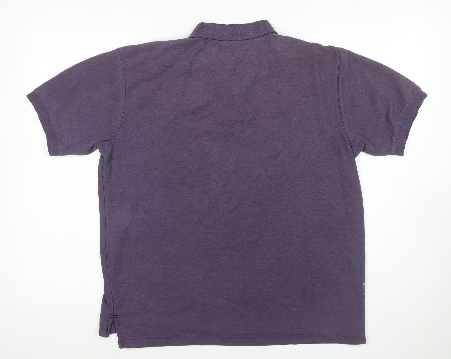 Slazenger Men's Purple L Polo Shirt, Casual Sports Style