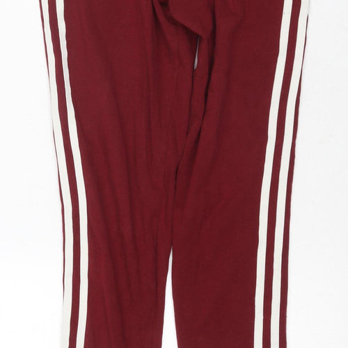 Adidas Women's Red Ankle Leggings Size 8