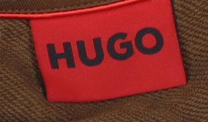 Hugo Men's Brown Pullover Sweatshirt M - Logo Accents