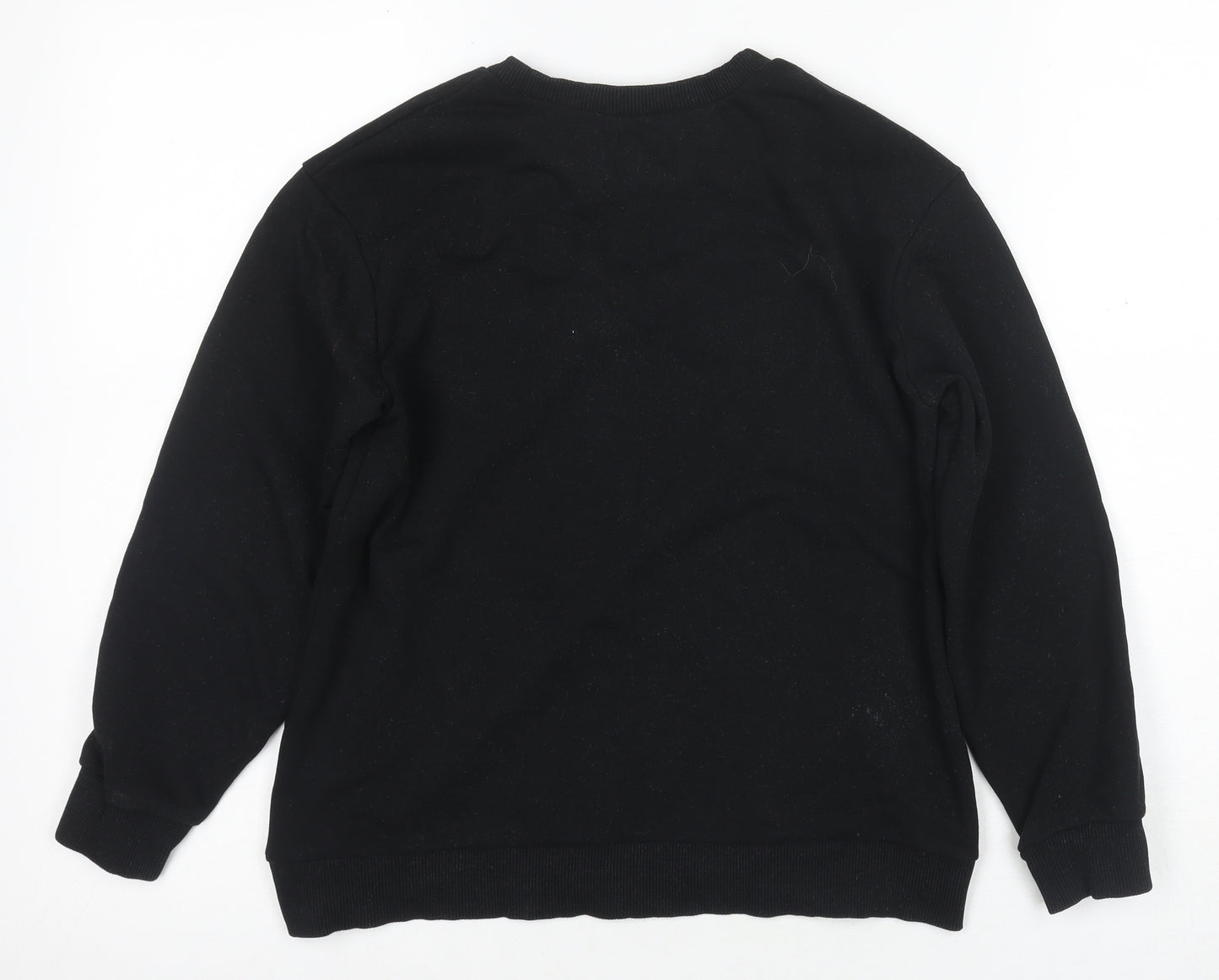 Pineapple Black Teens Pullover Sweatshirt Size 12