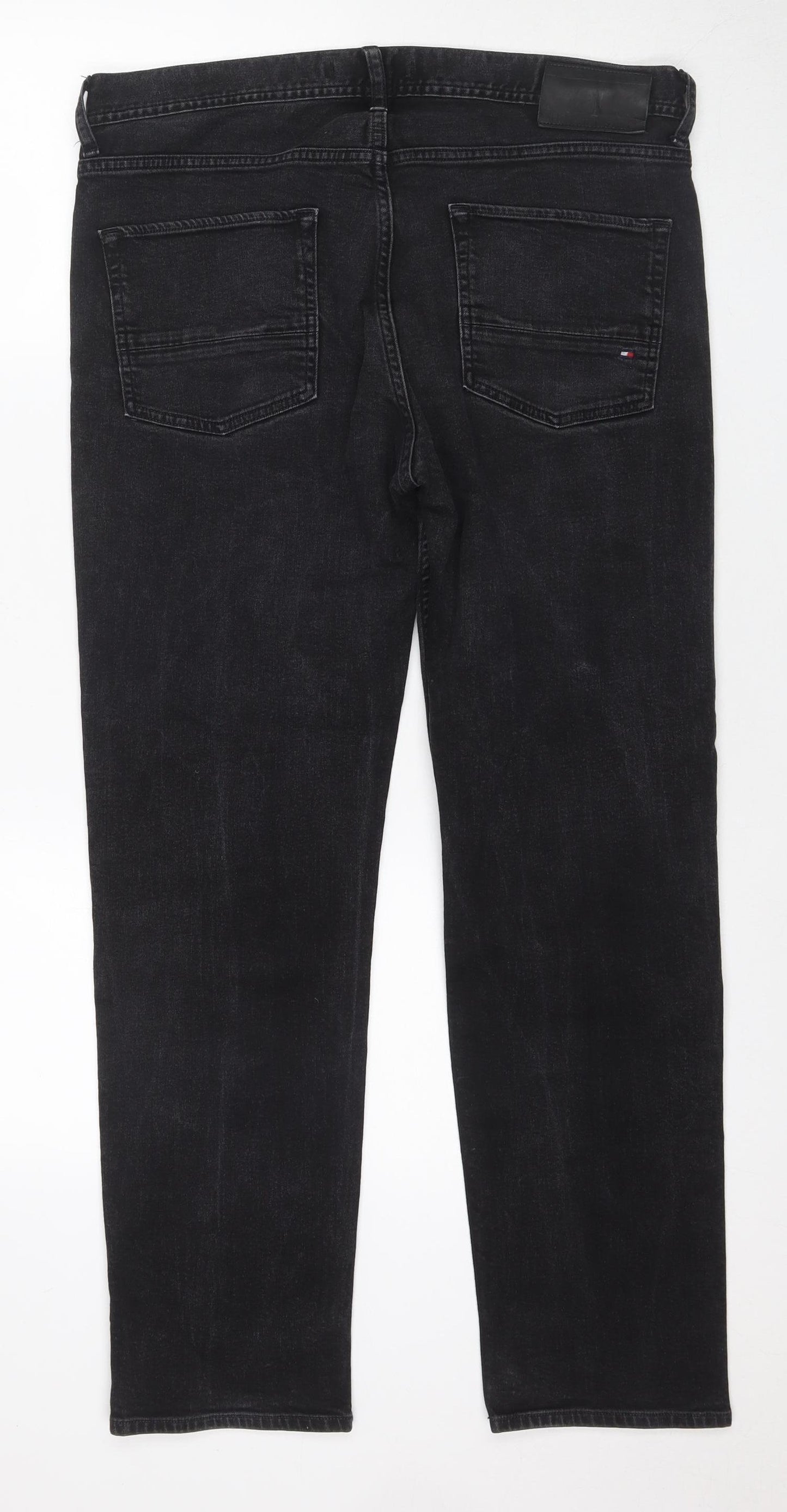 Tommy Hilfiger Men's Black Straight Jeans Size 34