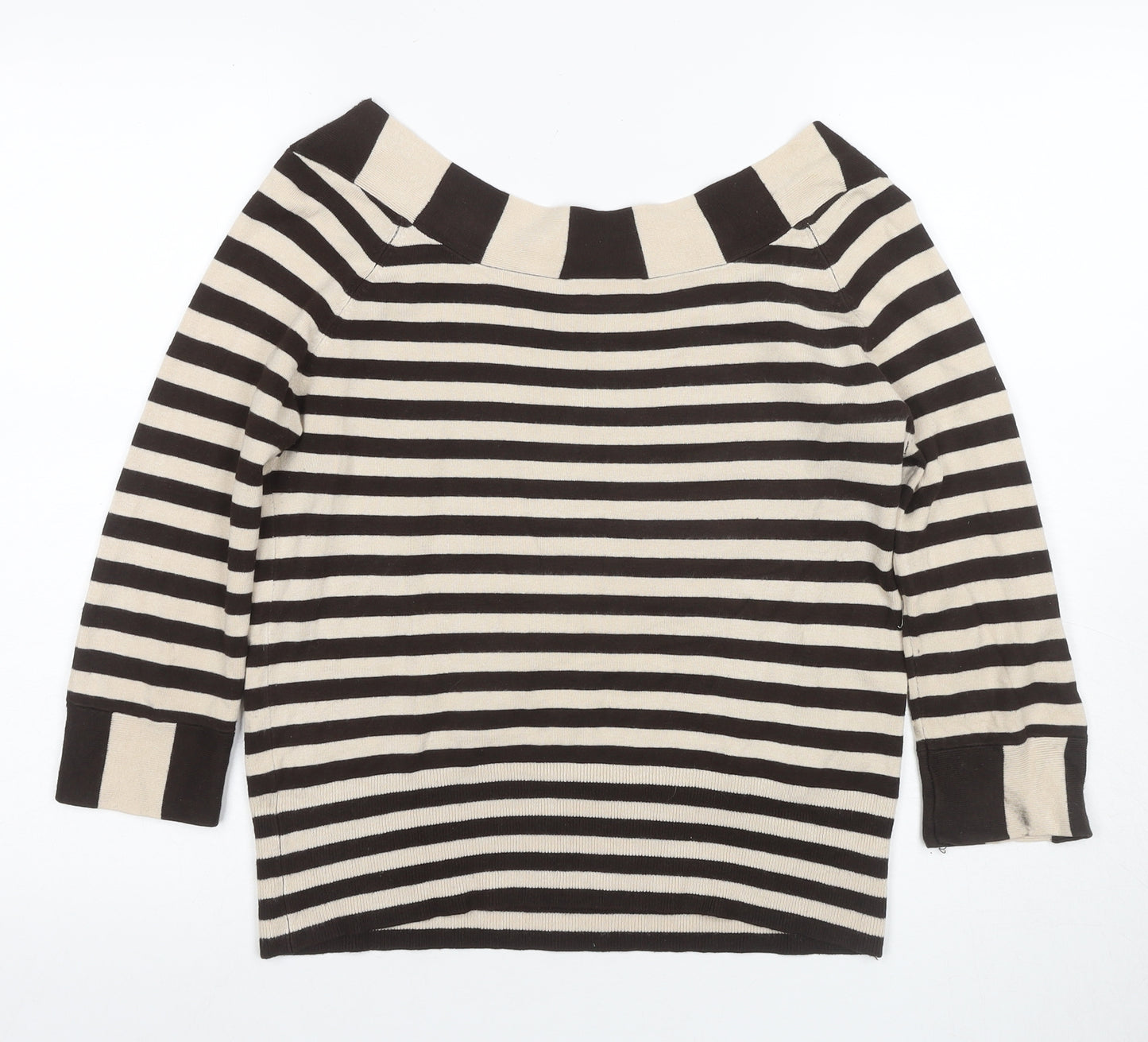 Wallis Women's Striped Boat Neck T-Shirt, Size 14