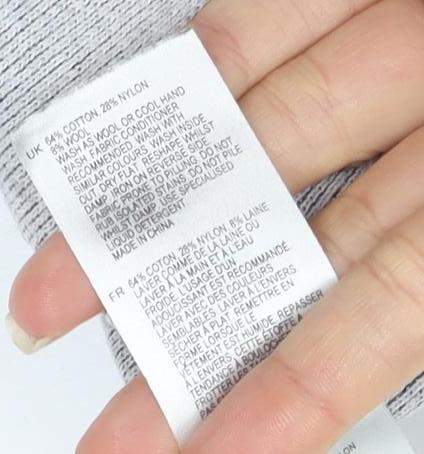 White Stuff Women's Black T-Shirt Size 16 Round Neck