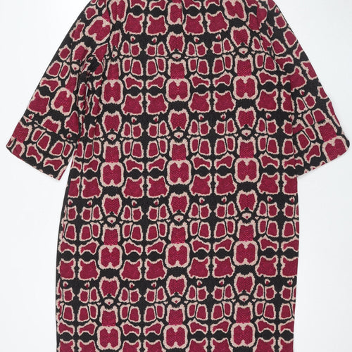 Marks and Spencer Women's Multicoloured Shift Dress - Size 14