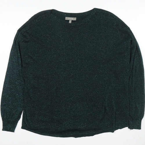 Oasis Women's Black XL Viscose Pullover Jumper