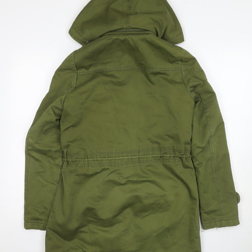 Osley Women's Green Parka Coat Size 8