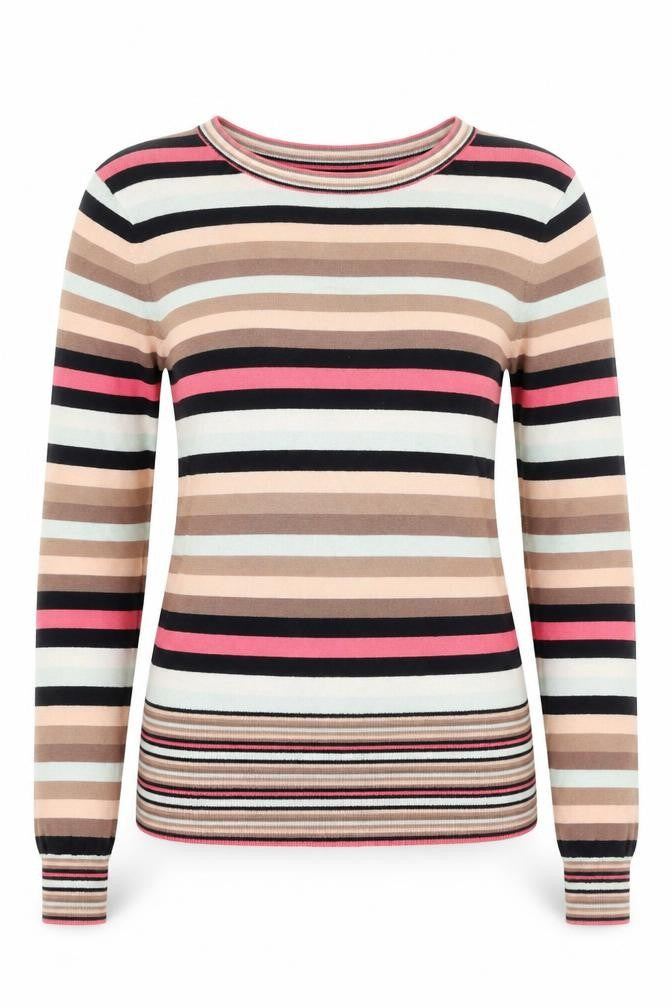 Ted Baker Women's Striped Pullover Jumper, Size 10