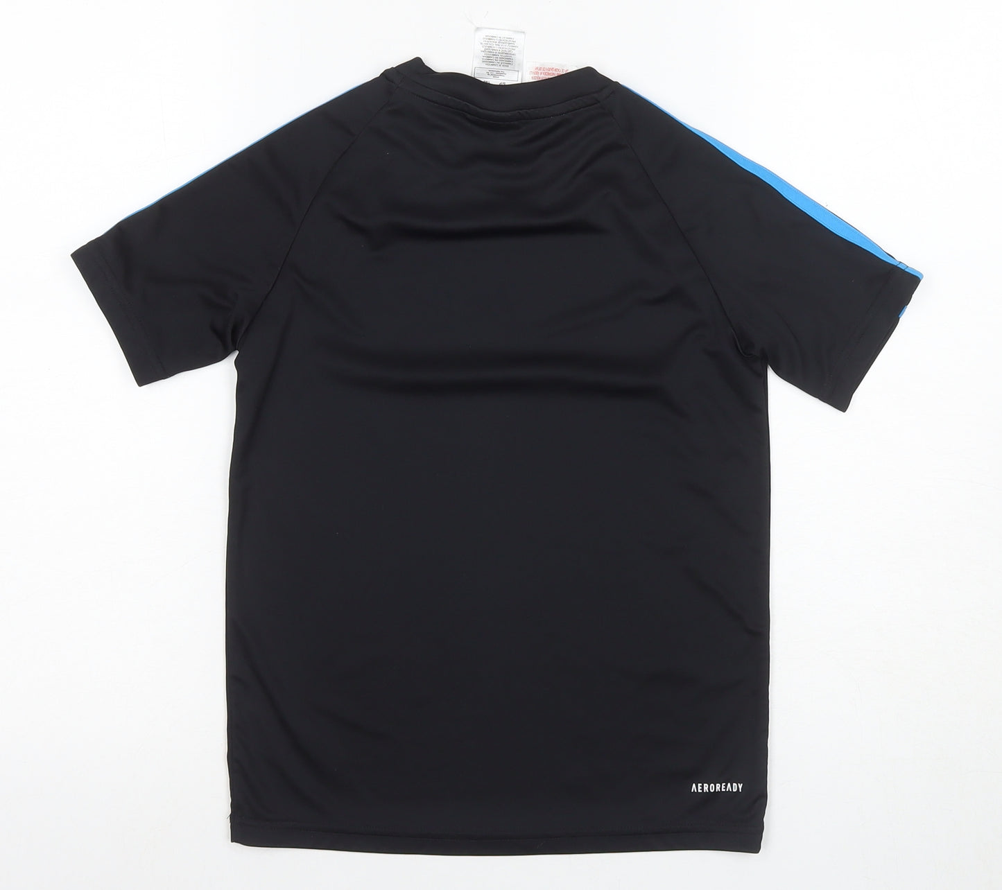 Adidas Boys Black Sports Jersey T-Shirt 10 Years