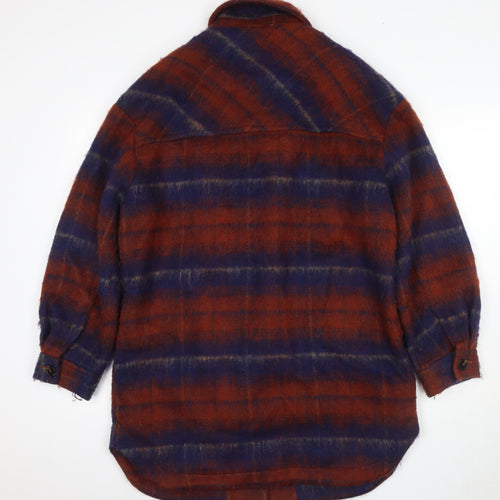 Topshop Women's Multicoloured Striped Jacket M