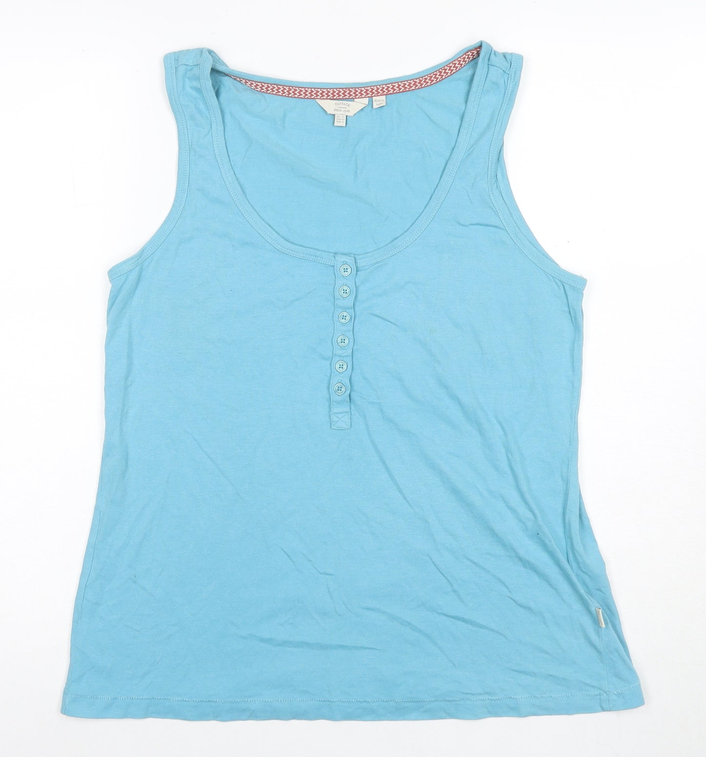 FatFace Blue Women's Tank Top Size 12 Regular