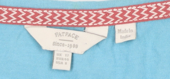 FatFace Blue Women's Tank Top Size 12 Regular