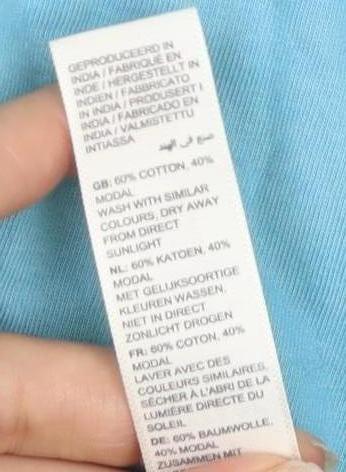 FatFace Blue Women's Tank Top Size 12 Regular