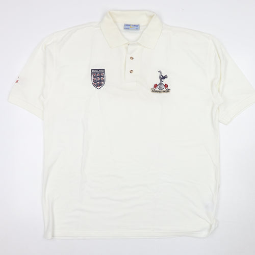 Blue Max Unisex White Polo Shirt XL Classic
