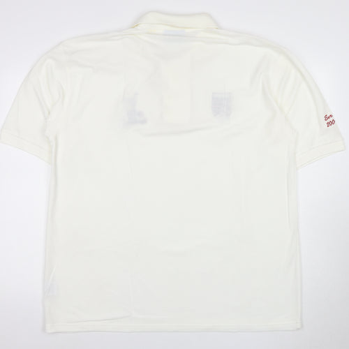 Blue Max Unisex White Polo Shirt XL Classic