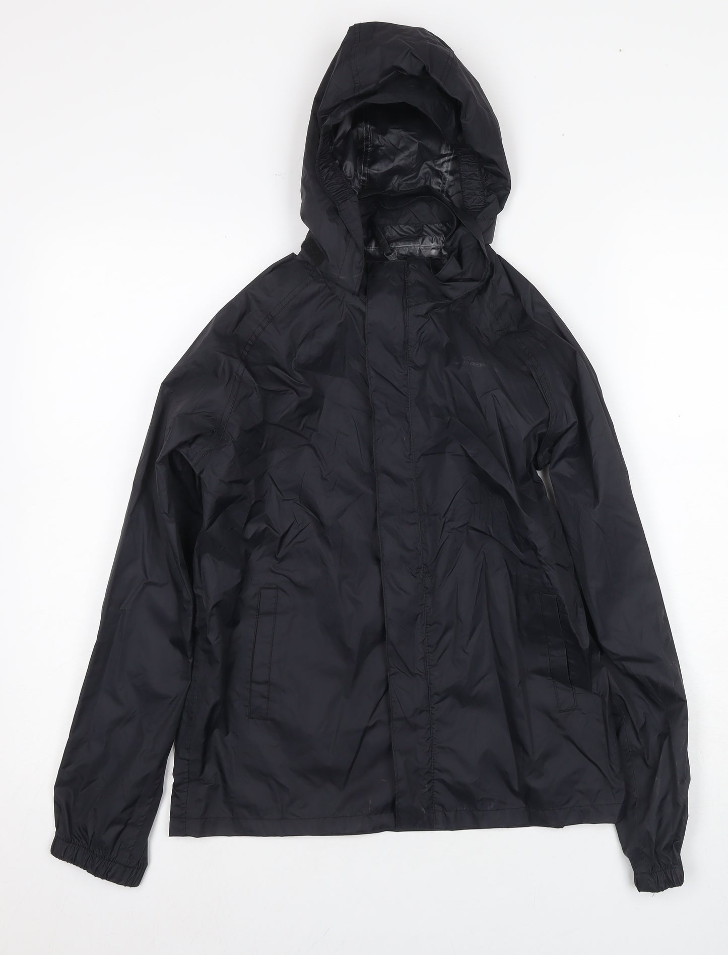 Mountain Warehouse Boys Black Waterproof Rain Jacket 11-12Y