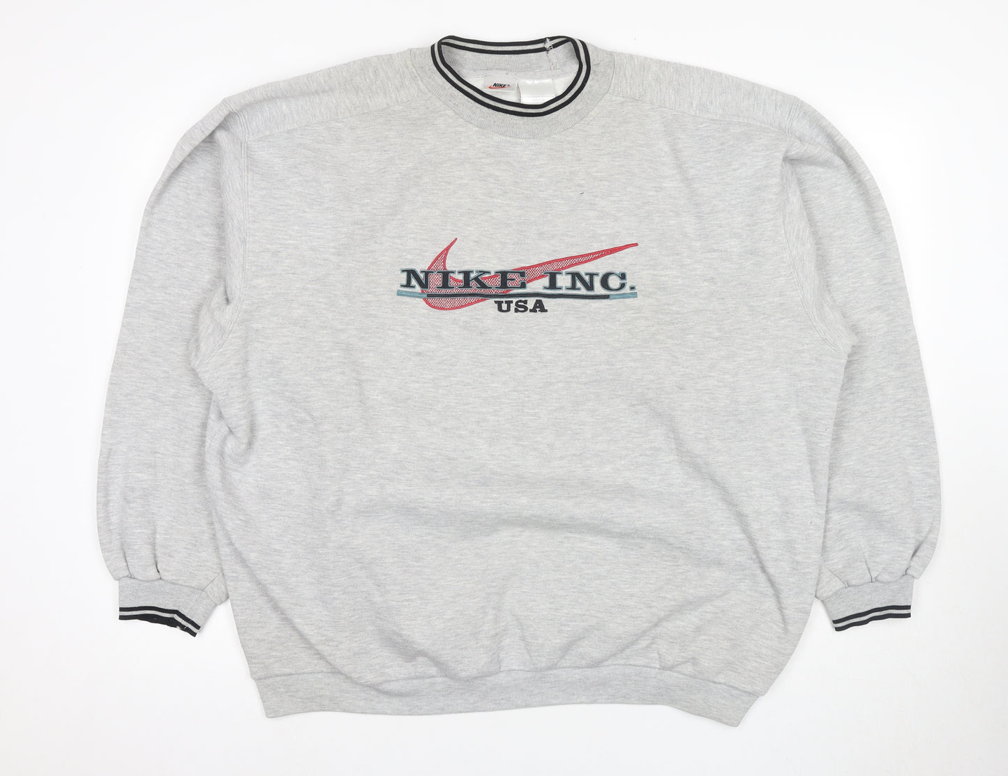 Nike Men's Grey XL Pullover Sweatshirt Logo