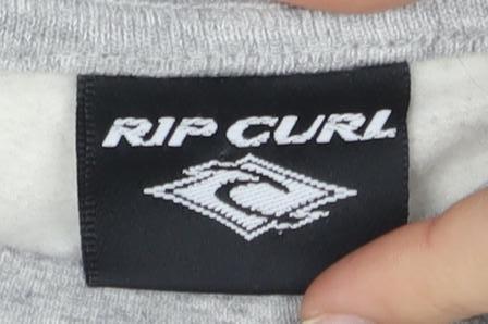 Rip Curl Men's Grey 7XL Crew Neck Pullover Sweatshirt
