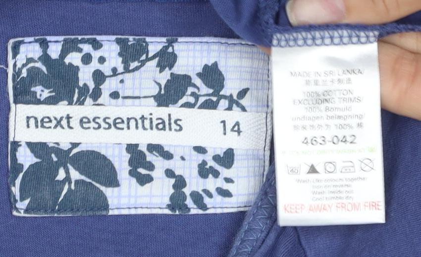 Next Women's Blue Tunic T-Shirt Size 14