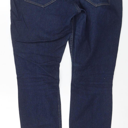 &Denim Women's Blue Skinny Jeans, Regular Waist, Size 32