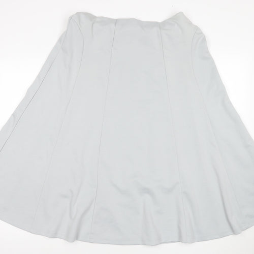 Damart Women's Grey A-Line Skirt UK 18
