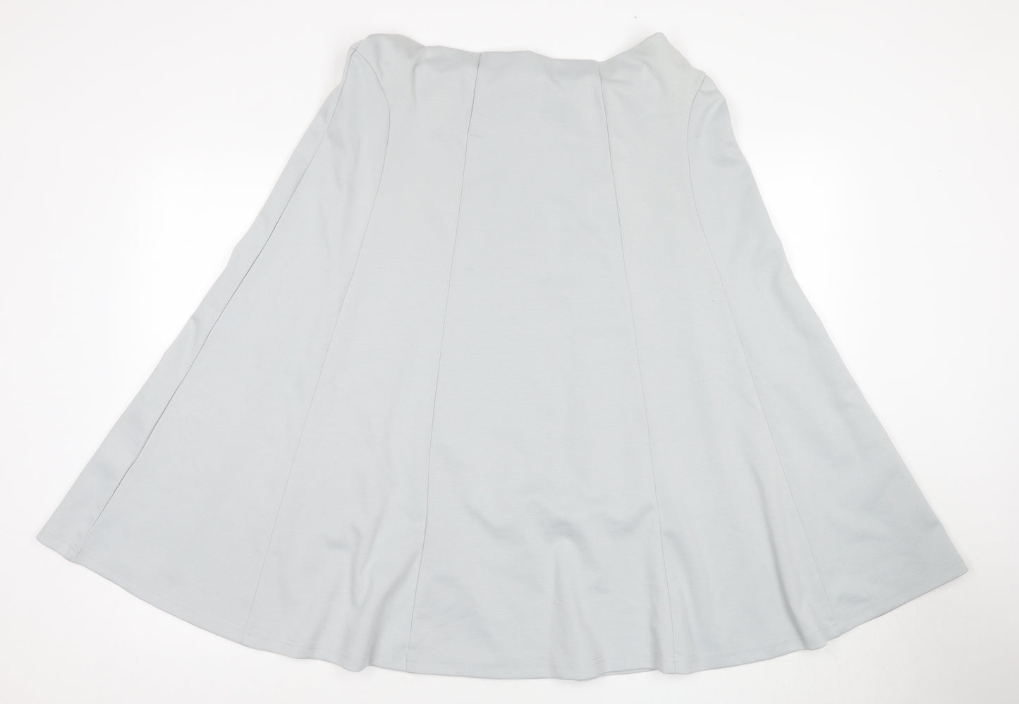 Damart Women's Grey A-Line Skirt UK 18