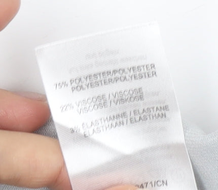 Damart Women's Grey A-Line Skirt UK 18