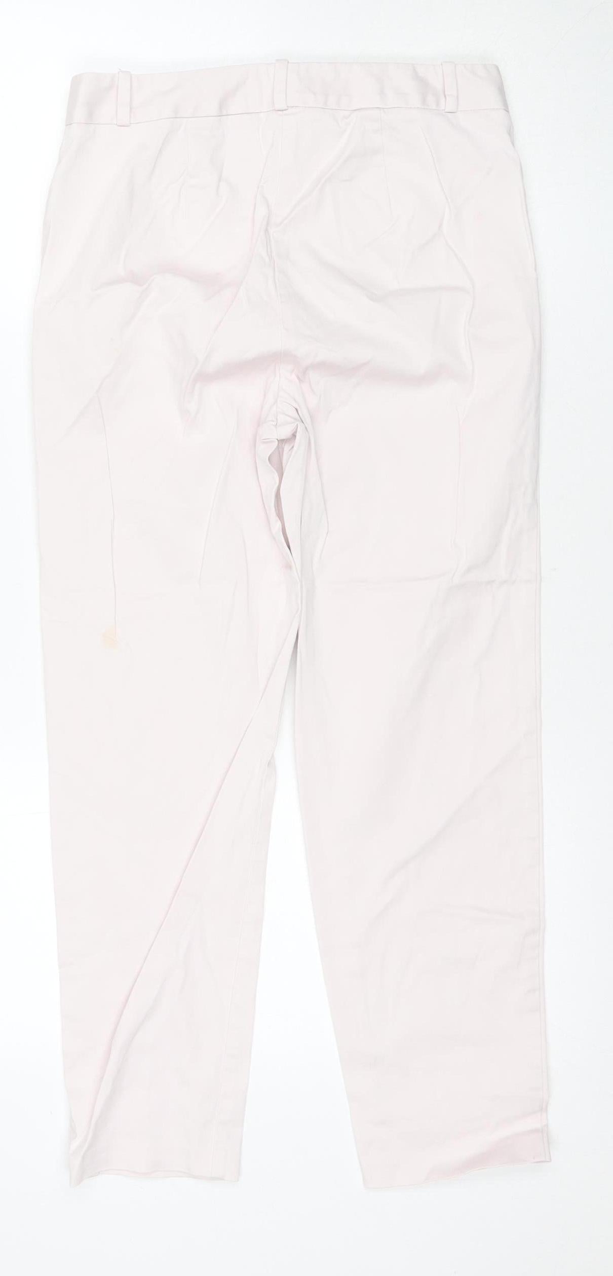 Marks and Spencer Women's Pink Trousers Size 8