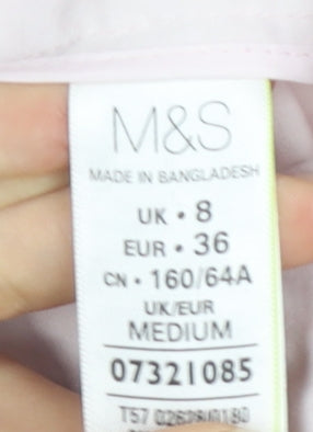 Marks and Spencer Women's Pink Trousers Size 8