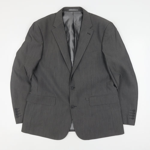 1860 Limited Edition Men's Grey Suit Jacket, 44S, Formal