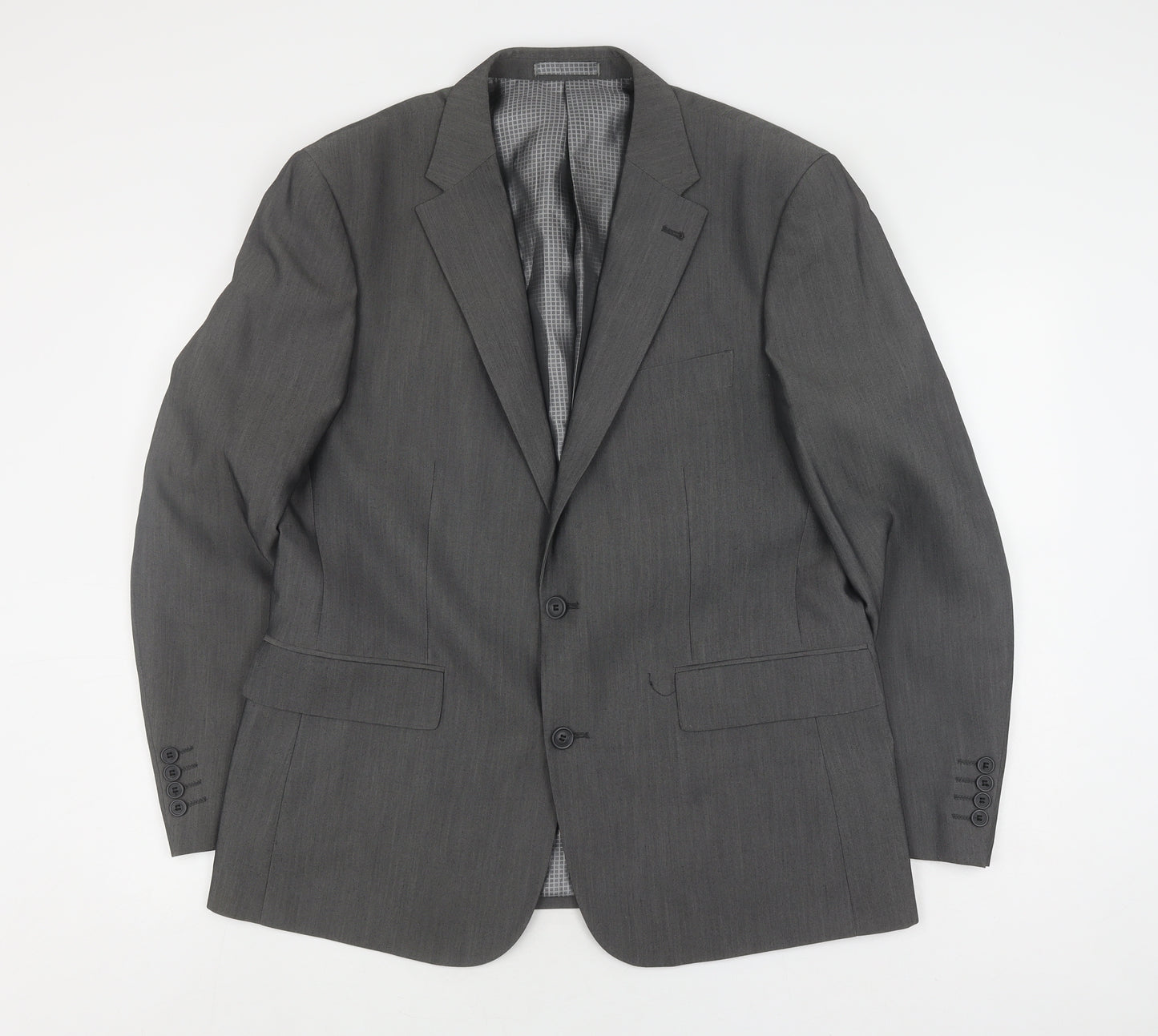 1860 Limited Edition Men's Grey Suit Jacket, 44S, Formal