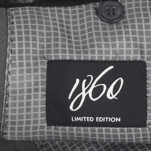 1860 Limited Edition Men's Grey Suit Jacket, 44S, Formal