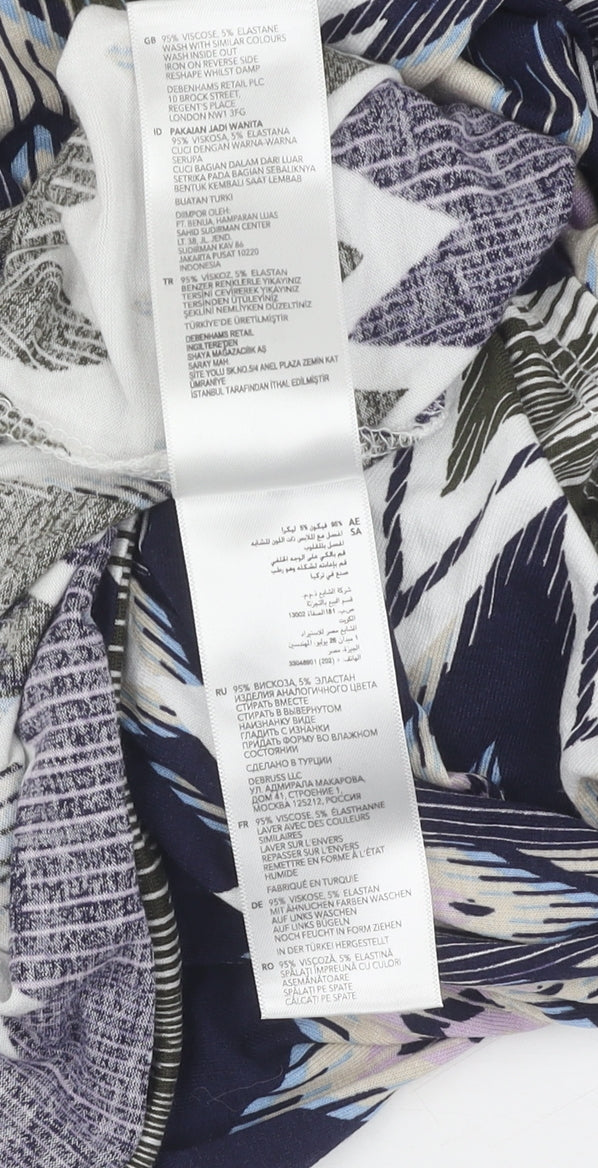 Red Herring Women's Chevron Shift Dress Size 12